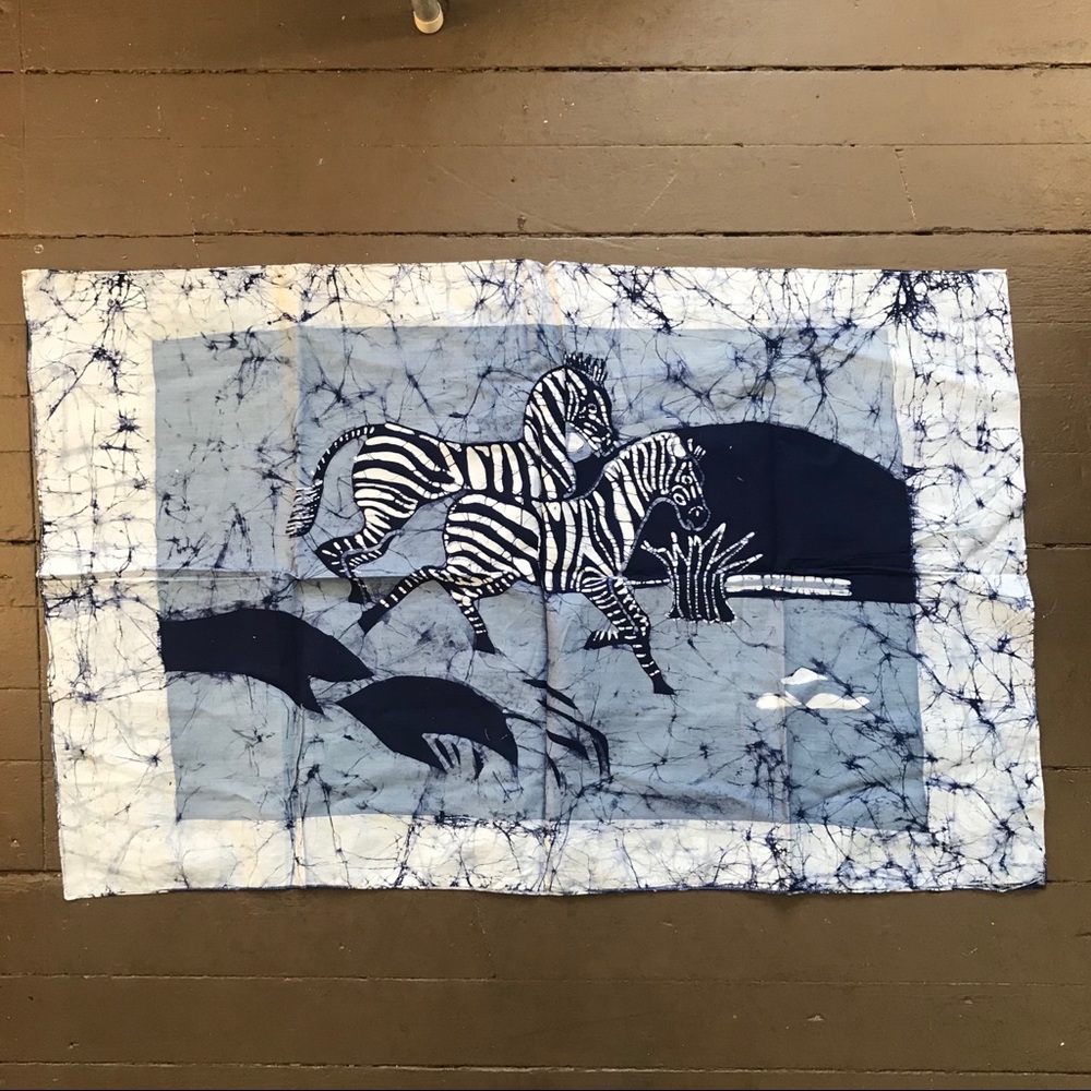Vintage Batik handmade wall hanging tapestry